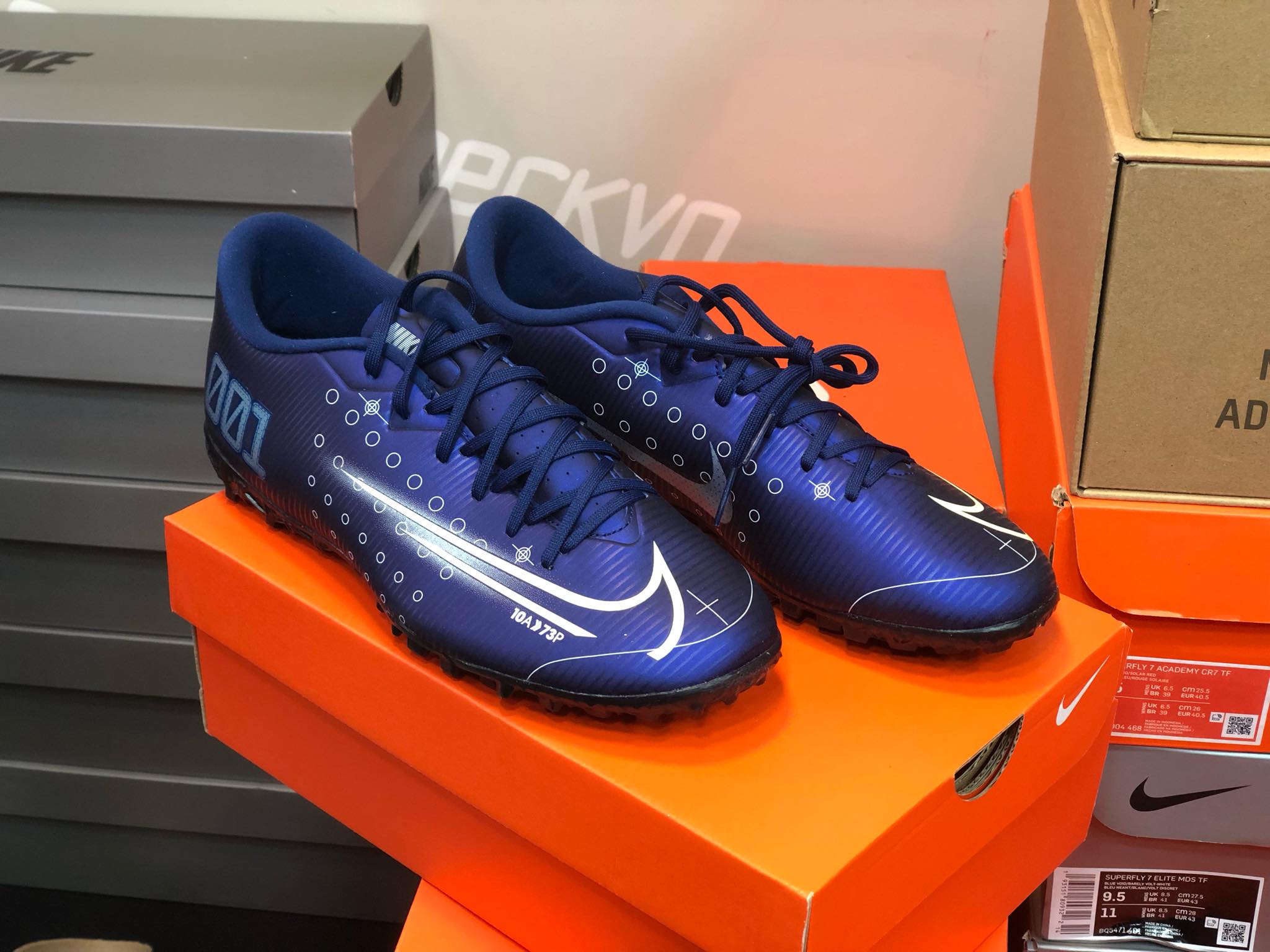 Nike MERCURIAL VAPOR 13 ACADEMY MDS TF CJ1306 401